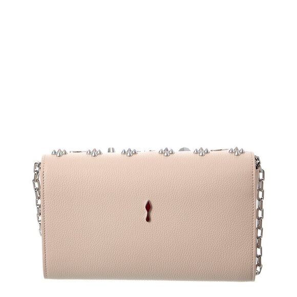 Christian Louboutin Paloma Leather Wallet On Chain, White - Picture 2 of 4